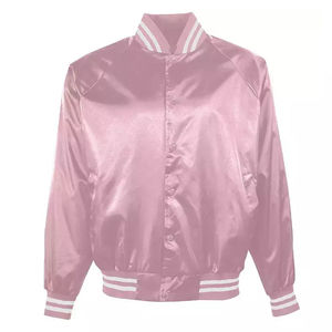 2025 colores personalizados ropa de moda chaqueta Varsity de satén de alta calidad Hip Hop personalizado Unisex Streetwear chaqueta Varsity para hombres - Product Image 3