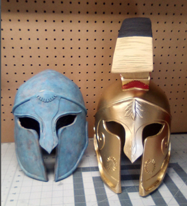 Gladiateur Jouer Spartiate Casque Soldat Bataille Médiévale Costume Cosplay Grec Sparte Ancien Romain Corinthien Acier - Product Image 2