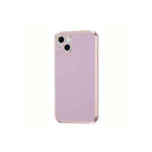 Funda Protectora Delgada de Silicona Color Lila Premium Netzy para iPhone 13, Carcasa Trasera con Acabado Electrochapado Esmerilado para 7Plus 14 Plus - Product Image 1