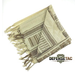 Keffiyeh táctico desierto bufanda cuello cabeza envoltura con borla para hombres mujeres explorar tierra algodón Shemagh - Product Image 3