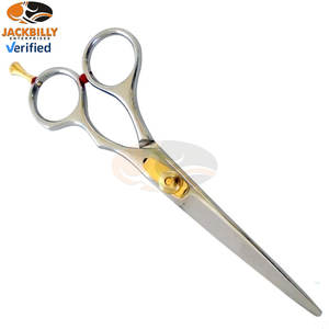 Ciseaux de barbier professionnels Jackbilly Enterprises, en acier inoxydable ultra-affûté, pour gauchers, 28 dents, précision pour cheveux - Product Image 4