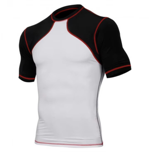 Camiseta de Compresión de Manga Corta Transpirable con Logotipo Personalizado 2025 para Hombre, Artes Marciales, MMA, BJJ - Product Image 3