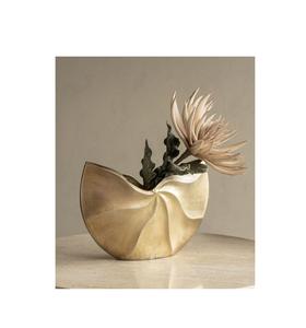 Florero de hierro hecho a mano de primera calidad, centro de mesa elegante para decoración interior de hogar lujoso para bodas - Product Image 5