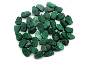10 pièces véritable cristal de Malachite 16-18MM pierres précieuses vertes naturelles en vrac pour la fabrication de bijoux avec des pouvoirs de guérison à énergie positive - Product Image 5