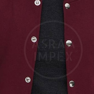 Chaqueta de hombre con logotipo personalizado, estilo Letterman de calidad superior con cuello levantado y manga larga, ropa de moda - Product Image 6