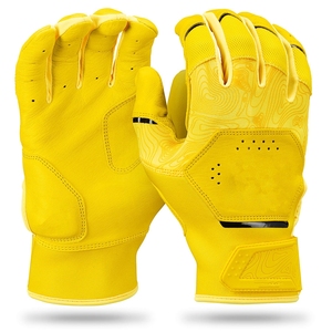 Guantes de Bateo de Béisbol Ligeros y Transpirables de Microfibra, Guantes de Cuero 100% Genuino al por Mayor, Logotipo y Diseño Personalizados - Product Image 1