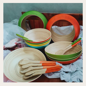 Bol en bambou naturel pour les cuisines modernes, bol en bambou durable et réutilisable idéal pour les salades, les soupes ou les coffrets cadeaux écologiques - Product Image 3