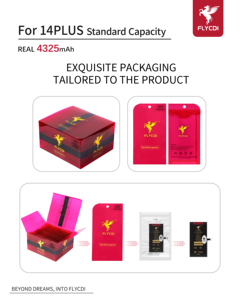 FLYCDI Hot Sale 100% gesunder Upgrade-Akku für iPhone 14 p 14 Plus Pro Max Keine Display-Batterie Reparatur - Product Image 4