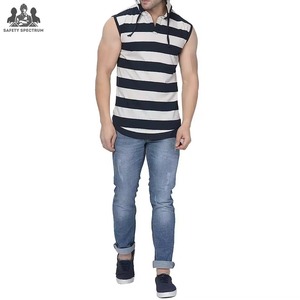 Customized Design Men Solid Winter Heavyweight 100% Cotton Breathable Eco-Friendly Gym Fitness Wear <b>Sleeveless</b> <b>Hoodies</b> - Product Image 6