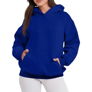 महिलाओं के लिए ओवरसाइज स्वेटशर्ट सर्दियों की बुनियादी लंबी आस्तीन के लिए गिर जाती है, लुवर स्टाइलिश आराम और आकार nnnnny ब्लू