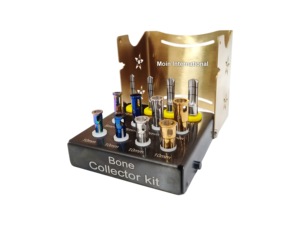 Kit de collecte osseuse pour implants dentaires, ensemble chirurgical en acier inoxydable pour greffe osseuse, chirurgie d'implantation et procédures cliniques dentaires - Product Image 2