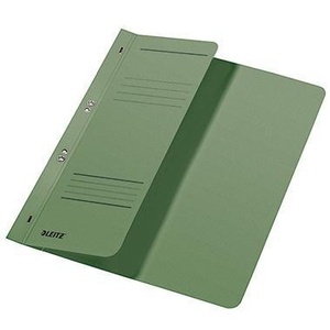 Leitz DIN A4 250g/m Carton recyclé vert Manila avec œillets – Solution d'organisation de fichiers haut de gamme - Product Image 1