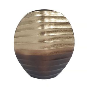 Tendance Look Pays Style Fleur Vase En Aluminium Vases Décoratifs Événement Fournitures De Noël Vacances Décoration Grand Sol Vase - Product Image 1