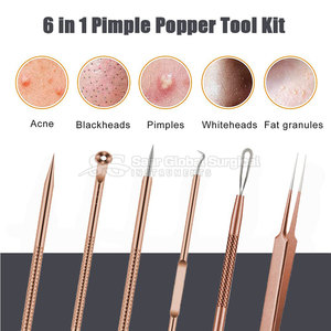 Kit Premium Completo para Eliminar Puntos Negros con Herramientas de Acero Inoxidable y Estuche de Almacenamiento Ligero para la Rutina de Cuidado Facial - Product Image 5