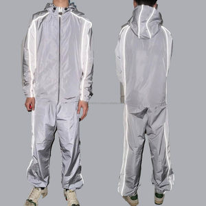 Conjunto Deportivo Informal de Gran Tamaño Personalizado Prince, Chaqueta Reflectante 3M y Pantalones Deportivos, Cortavientos, Chándal de Nailon para Hombre - Product Image 2