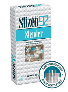 Suzen92 Embout de cigarette fin jaune 7,1 mm avec filtre, paquet de 144 - Product Image 1