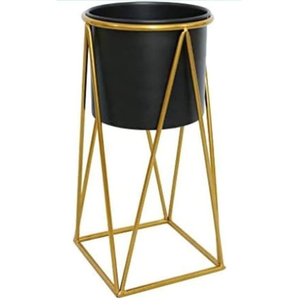 Top Quality New Arrival Gold Finished Customized Size Flower <b>Stand</b> Pot <b>Stand</b> for Wedding Home Side <b>Corner</b> Living Room Decoration - Product Image 1