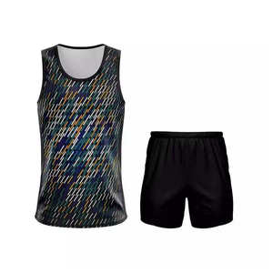 Best Selling Custom-Made Breathable Lightweight Rowing Suit Quick Dry Sleeveless Printed Polyester Unisex Adult <b>Singlet</b> Style - Product Image 4