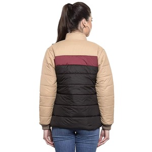 Veste matelassée en nylon imperméable tendance 2025 pour femmes, respirante, surdimensionnée, rembourrée de coton, fermeture éclair personnalisée, vêtements imprimés longs - Product Image 4