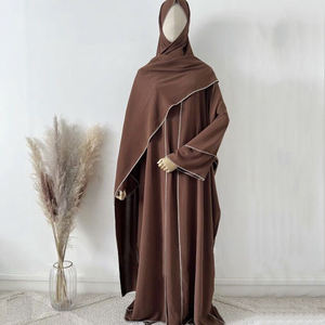 Ropa Musulmana Tradicional, Abaya para Mujer, Ropa para Eid y Ramadán, Abaya Elegante para Mujer, Abaya Islámica Hecha a Medida al por Mayor - Product Image 3