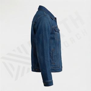 Vestes en jean pour femmes OEM, vêtements en jean décontractés, manteau oversize d'hiver, coton, séchage rapide, respirant, écologique, couleur personnalisée - Product Image 3