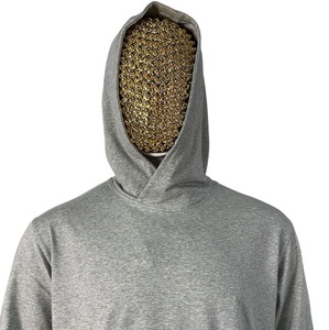 Tamaño personalizado de EE. UU. Hombres UPF 50 + Protección solar Sudadera con capucha Camisa Bolsillo Manga larga Rash Guard Pesca SPF Camisa UV al aire libre Ligero - Product Image 4