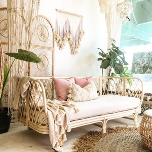 Conjunto de sofá nórdico de ratán para el hogar, muebles de hotel, centros turísticos, salón de ocio, silla de Banco lista para enviar - Product Image 6