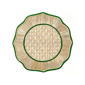 Nouveaux modèles de plateaux circulaires en rotin faits à la main de luxe, paniers de rangement de haute qualité avec logo personnalisé, prix compétitif - Product Image 6