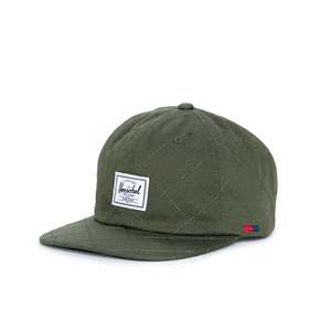   Gorra Albert de Sarga Acolchada Color Ejército con Tela Resistente - Product Image 1
