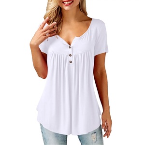 Ropa Deportiva para Mujer, Camisetas de Manga Corta de Secado Rápido con Cuello Redondo, Nueva Moda, Camiseta de Color Sólido para Mujer - Product Image 4
