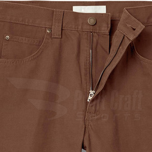 กางเกงยีนส์ผู้ชายคุณภาพสูงสีทึบกางเกงทรงตรงสไตล์ลำลองสำหรับผู้ใหญ่เอวกลางน้ำหนักเบา - Product Image 4