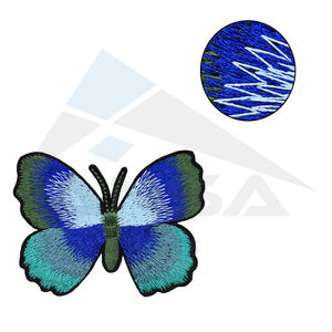 2024 patchs de broderie personnalisés pour vêtements mode papillon thermocollant patchs de créateur brodés pour chemises tissu jean - Product Image 6