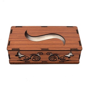 Nouvelle boîte de rangement de finition en nacre tendance avec conception faite à la main pour l'utilisation de restaurant d'hôtel de luxe boîte à mouchoirs en bois - Product Image 4