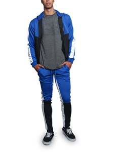 ชุดวอร์มผู้ชายแบบมีฮู้ดซิปคุณภาพสูงรุ่นใหม่ ดีไซน์ 2 in 1 ชุดเซ็ตเสื้อแจ็คเก็ตและกางเกงขายาวสำหรับฤดูหนาว รับผลิตตามสั่ง ขายส่ง - Product Image 4