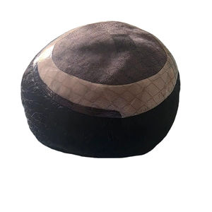 Taz Cheveux Bangladesh Hommes Mono Moyen Cheveux Humains Toupet Perruque Prothèse Remy Indien Crépus Droite Vague Profonde Vague Naturelle Doux - Product Image 2