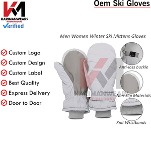 Gants de ski pour femmes, coupe-vent, thermiques, tactiles, imperméables, chauds pour l'hiver, gants de neige, ski, cyclisme, sports de plein air, protection contre le froid - Product Image 5
