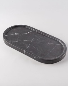 ถาดหินอ่อนสำหรับตกแต่งคอนโซลทางเข้าบ้าน จัดเก็บกุญแจ กระเป๋าสตางค์ และของใช้ประจำวันอย่างเป็นระเบียบ - Product Image 4