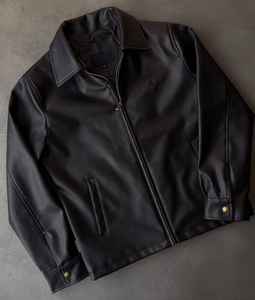 Veste en jean en cuir personnalisable de haute qualité unisexe 100% coton Style décontracté pour l'hiver avec logo brodé - Product Image 2