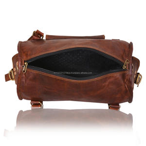 Sac de voyage en cuir unisexe, pour bagages, multi-usages, fait à la main, offre spéciale, 6 pièces - Product Image 6