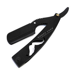 Navaja de Afeitar Profesional para Barbería, con Mango para Bigote, Navaja de Afeitar Recta para Hombre, Calidad Clásica de Salón, Moldeador de Barba, Cortador de Pelo, Duradero - Product Image 1