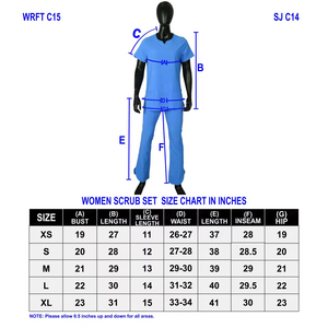 New Arrival <b>Plus</b> <b>Size</b> Medical <b>Scrub</b> Uniform 100% Cotton Twill Fabric Cheap Price Hot Sale - Product Image 6