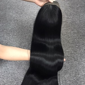 Cheveux humains vierges 100% avec fermeture à lacet frontal HD Cheveux raides en os pour femmes Bla Couleur naturelle - Product Image 3