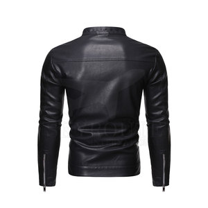 Chaqueta de Invierno de Cuero Vacuno de Diseño Personalizado para Hombre, Color Personalizado, Transpirable y de Secado Rápido, Ropa Urbana Ecológica - Product Image 3