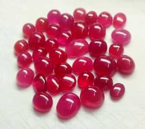 Bán buôn miễn phí Kích thước thủy tinh tự nhiên đầy <span class=keywords><strong>Ruby</strong></span> Cabochon đá quý đối với trang sức Cách sử dụng và Vòng cổ Tai Mặt Dây chuyền hạt - Product Image 3