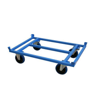 Chariot à palettes bas en acier à commande manuelle - Product Image 1
