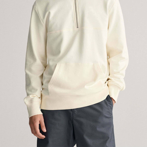 Suéter de Golf de alta calidad para hombre, ligero, 1/4 cuartos de cremallera, secado rápido, manga larga, invierno, media cremallera, sudadera, técnica lavada - Product Image 2