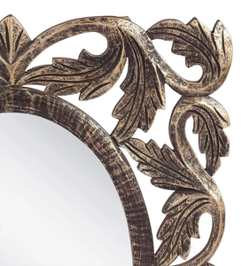 Espejo de Pared Vintage con Marco Tallado a Mano, Diseño Clásico, Acabado Elegante, el Toque Perfecto para la Decoración de un Hogar de Lujo - Product Image 2