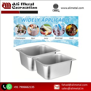 Cubo de hielo de metal hecho a mano con tamaño y forma personalizables con diseño extranjero-para enfriamiento de vino, cerveza y champán - Product Image 4