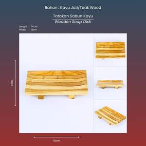 Porte-savon en bois élégant et écologique durable imperméable à l'eau durable pour un usage quotidien garde le savon au sec propre et sans dégâts - Product Image 5