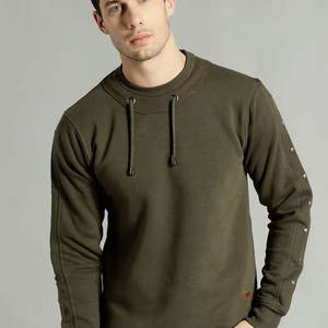 Sudadera de Algodón 100% para Hombre, Estilo Urbano, Talla Grande, Bordado, Secado Rápido, Sudadera de Alta Calidad con Logotipo Personalizado - Product Image 2